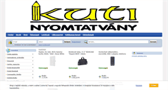 Desktop Screenshot of kutinyomtatvany.hu