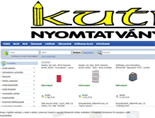 Tablet Screenshot of kutinyomtatvany.hu